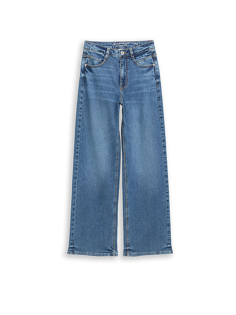 Tom Tailor Pantalon 1047855 Wide Mid Stone Wash Denim 31 Femme